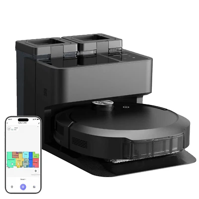 Tjilla C200 Saugroboter mit Wischfunktion selbstentleerender/selbstwaschender - Bild 1 von 4