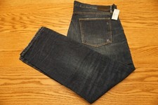 NWT MEN'S ROCKSTAR JEANS Size 42 x 30 Straight Leg Button Fly Distressed