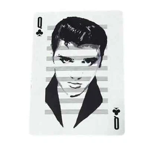 Single Swap Playing Card Elvis Presley Queen of Clubs BBX - Picture 1 of 2