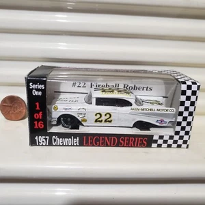 Racing Collectables 1992 1/64 #22 FIREBALL ROBERTS 1957 Chevrolet Mitchell NuIBx - Picture 1 of 5