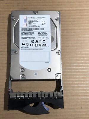IBM 146GB 15k 3.5 LFF SAS HDD Hard Drive with tray 3.5in - Image 1 of 4