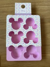 PRIMARK Disney Minnie Mickey Mouse Pink Silicone Baking Cake Muffin Tray Cooking