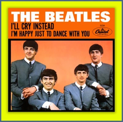 The Beatles-  I’ll Cry Instead - 45 Pic Sleeve - Record Not Included Foto 1 de 3