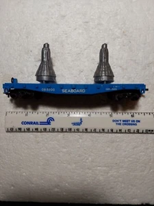 LIONEL HO #0813-200 SEABOARD MERCURY CAPSULE FLAT CAR - Picture 1 of 4