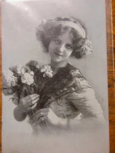 2 HERMOSAS MUJERES 1904 ROCHESTER FOTO PRENSA" 1914 H ROSAS Y ANILLOS WISCONSIN - Imagen 1 de 4