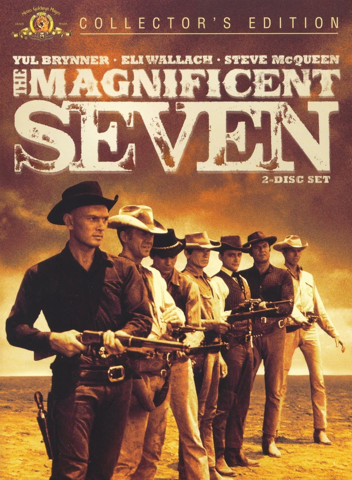 The Magnificent Seven (1960) Collector's Edition 2-disc NTSC DVD Steve McQueen - Image 1 of 1