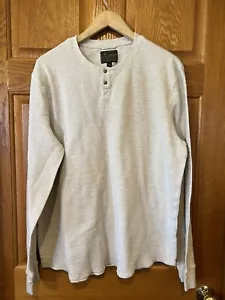 Camisa D66 Lucky Brand Henley manga larga frontal a presión para hombre XXL - Imagen 1 de 3