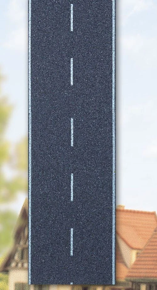BUSCH 7081 (5,99€/m) Asphaltstraße Spur Z, 1 m lang, 32 mm breit, Neu