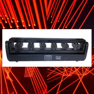 6 Eyes Laser Fully Beam Stage Lighting Moving Head Dj Disco Bar Ktv Show 3000mw - Picture 1 of 17