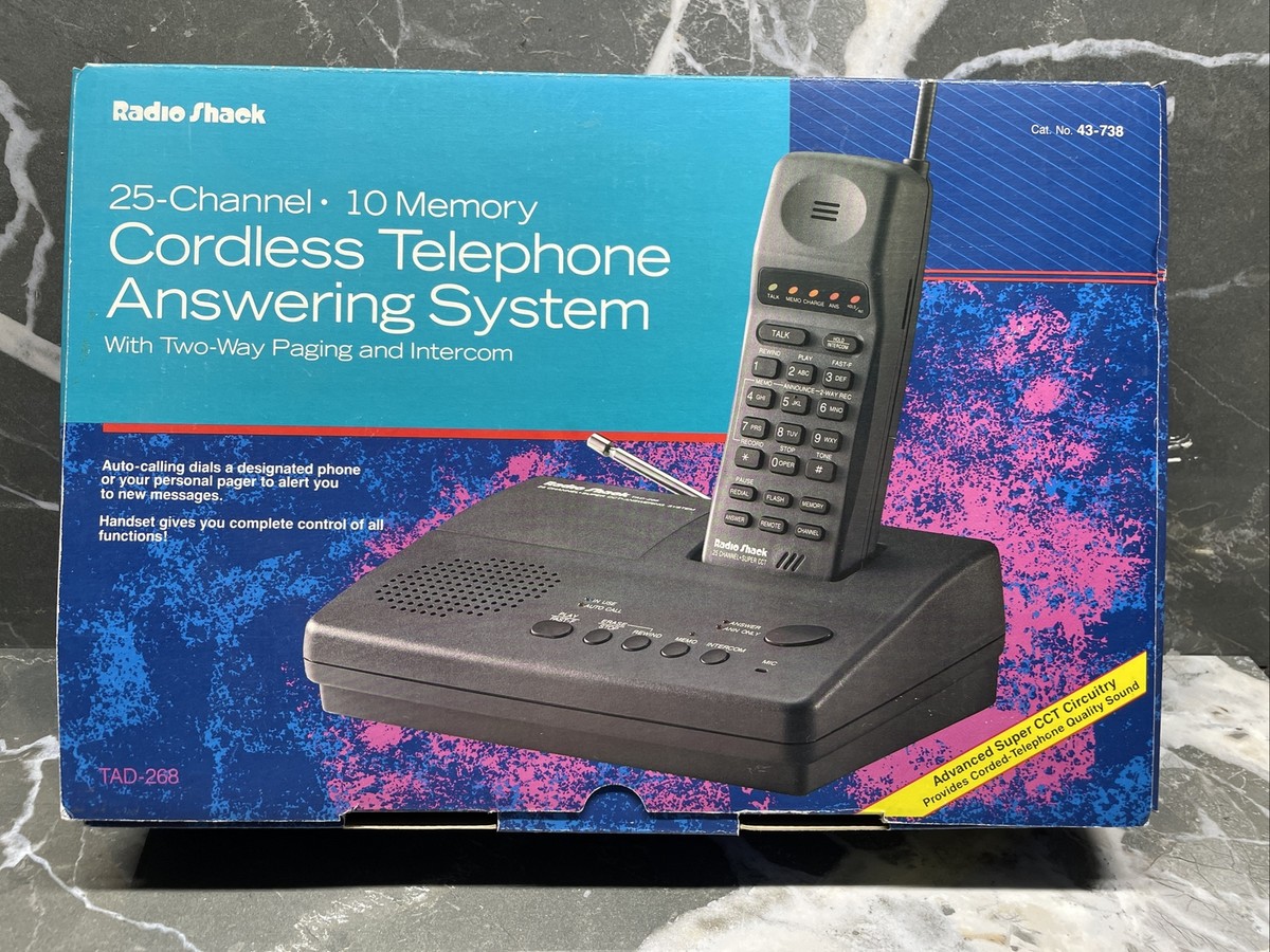 Radio Shack Cordless Wall Phones RadioShack Cordless Home Telephones