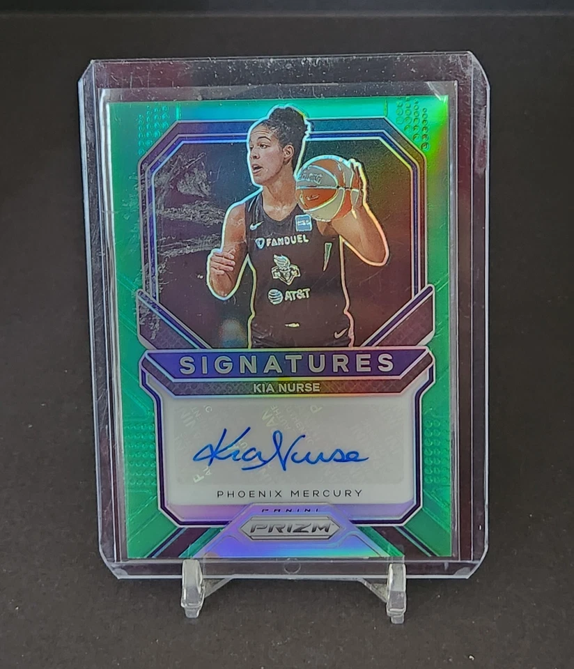2021 Panini Prizm WNBA Kia Nurse Green Auto Signatures Phoenix Mercury SG-KNS - Image 1 of 2