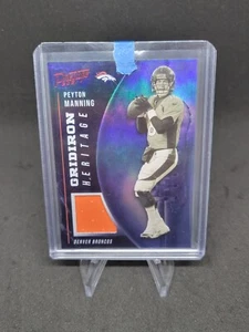 2021 Prestige Gridiron Heritage Peyton Manning XTRA POINT red foil SP Denver - Picture 1 of 2