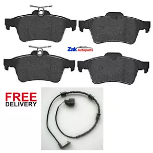 FOR JAGUAR XF 3.0 V6 (2009-2014) REAR BRAKE PADS SET & WEAR SENSOR NEW - Picture 1 of 1