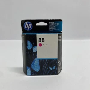 Nuevo cartucho de tinta magenta genuino OEM HP 88 (C9387AN) caducado ENERO 2020 - Imagen 1 de 5