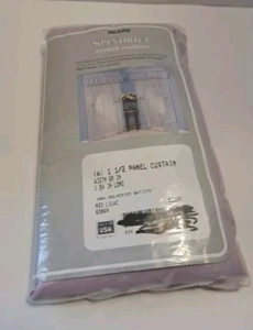 Sears Vintage Spindrift Window Panel Curtain Panel (A) 60 X 84" Lilac - Picture 1 of 3