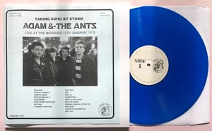 ADAM & THE ANTS - TAKING SOHO BY STORM 1978 66 0NLY PRESSING BLUE VINYL LP - Picture 1 of 1