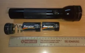 Maglite 2D Cell LED Flashlight Torch 26cm 10 Inch Black S2D015 - Picture 1 of 7
