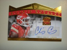 2015 CROWN ROYALE ROOKIE ROYALTY CHRIS CONLEY AUTOGRAPH CHIEFS #RRS-CC  31/99
