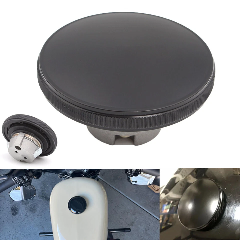 Screw-In Vented Gas Cap Fuel Tank Gas Cap For Harley Street 750 500 2015-2019 Foto 1 de 4
