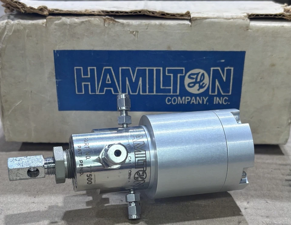 Hamilton Co. High Pressure Sampling Valve 77500 New With Instructions - Image 1 of 4