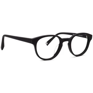 Warby Parker Eyeglasses Percel 101 Jet Black Matte Round Frame 48[]21 145 - Picture 1 of 6