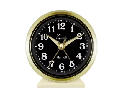 12020 Equity от La Crosse заводной колокол латунный металлический корпус аналоговый будильник - Изображение 1 из 4