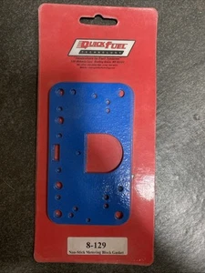 Junta de bloque dosificador de carburador Quick Fuel Technology 8-129QFT - Imagen 1 de 1