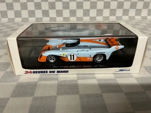 1/43 SPARK 43LM75 GULF MIRAGE GR8 # 11 GANADOR LE MANS 1975 D.BELL - J.ICKX - Imagen 1 de 18