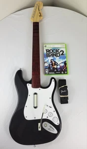 Guitarra Inalámbrica Harmonix Fender Stratocaster Xbox 360 Rock Band XBGTS2 Paquete - Imagen 1 de 22