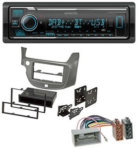 Kenwood Bluetooth MP3 DAB USB Autoradio für Honda Jazz (ab 2009) - silber - Bild 1 von 7