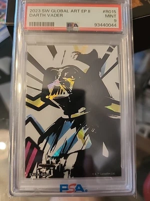 2023 SW Global Art EPll Darth Vader #R015 PSA 9 MINT - Image 1 of 2