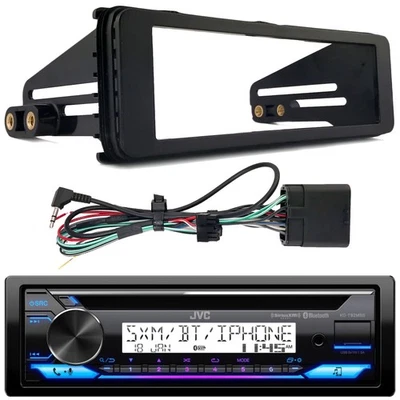JVC KD-T92MBS Marine Bluetooth USB AUX Radio CD Receiver, Stereo Install Kit - Image 1 of 4