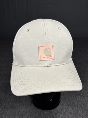 Sombrero de Camionero Carhartt Force Sarga Talla Única Juvenil Beige Logo Snap Back Malla Trabajo Foto 1 de 4