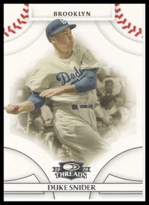 2008 Donruss Threads #13 Duke Snider - Picture 1 of 2