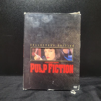 Pulp Fiction (DVD, 2002, 2-Disc Set Cllctrs Ed.) w/ Menu From Jack Rabbit Slims - Image 1 of 4