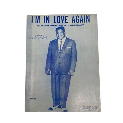 Partituras Im In Love Again Antoine Domino Dave Bartholomew Fats Domino Foto 1 de 4