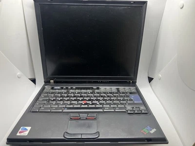 IBM ThinkPad T42 Laptop Pentium M 1.7Ghz 2GB RAM 160GB HDD WINDOWS XP SP2 READ - Image 1 of 4