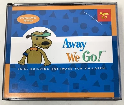 Away We Go! Skill-Building Software for Children 3 Discs 1999 VG CONDITION - Image 1 of 4