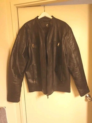 Chaqueta de cuero sintético Zaff negra talla XXL Foto 1 de 4