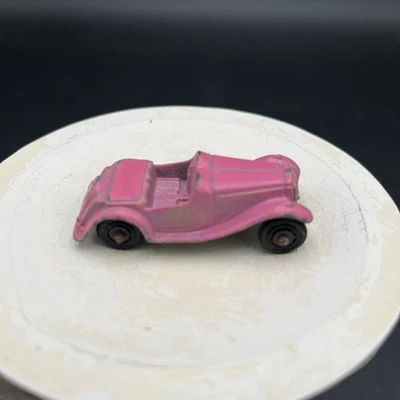 DE COLECCIÓN AÑOS 50 TOOTSIETOY ROSA MG TD o TF ROADSTER GUARDABARROS ABIERTOS Hecho en Chicago Foto 1 de 4