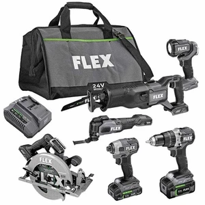 Flex FXM601-2B Kit utensili elettrici senza fili 24 V brushless 6 utensili NUOVO - Foto 1 di 1