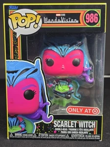 Funko Pop! WandaVision Scarlet Witch (Blacklight) bersaglio esclusivo #986 - Foto 1 di 6