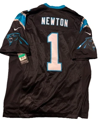 Nueva Cam Newton Talla XL Camiseta Nike Limitada para Hombres Carolina Panthers Negra NWT Foto 1 de 4