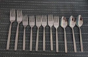 Oneida Melissa Edelstahl Besteck 11 Teile Gabeln und Löffel - Bild 1 von 9