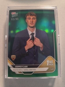 2025-26 Topps Now #D1 Cooper Flagg /99 Green Holo Dallas Mavs - Picture 1 of 2