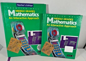 Prentice Hall Middle Grades Math Course 3 1995 Student Teacher Set 0130311472 - Picture 1 of 16