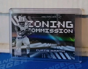 2006 Donruss Elite Zoning Commission Black /500 Curtis Martin HOF - Picture 1 of 2