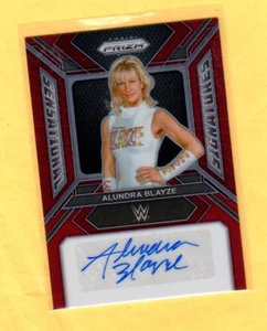 ALUNDRA BLAYZE  19/99 WWE Panini 2024 SIGNATURES  Autograph Wrestling Card - Picture 1 of 2