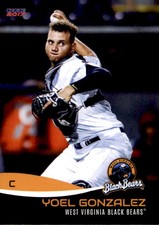 2017 West Virginia Black Bears Choice #11 Yoel Gonzalez Dominican Republic Card