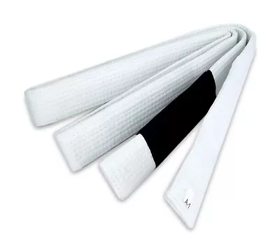 New BJJ 1.5"W  Brazilian Jiu Jitsu Belts 100% Cotton  Material Durable, White - Image 1 of 3